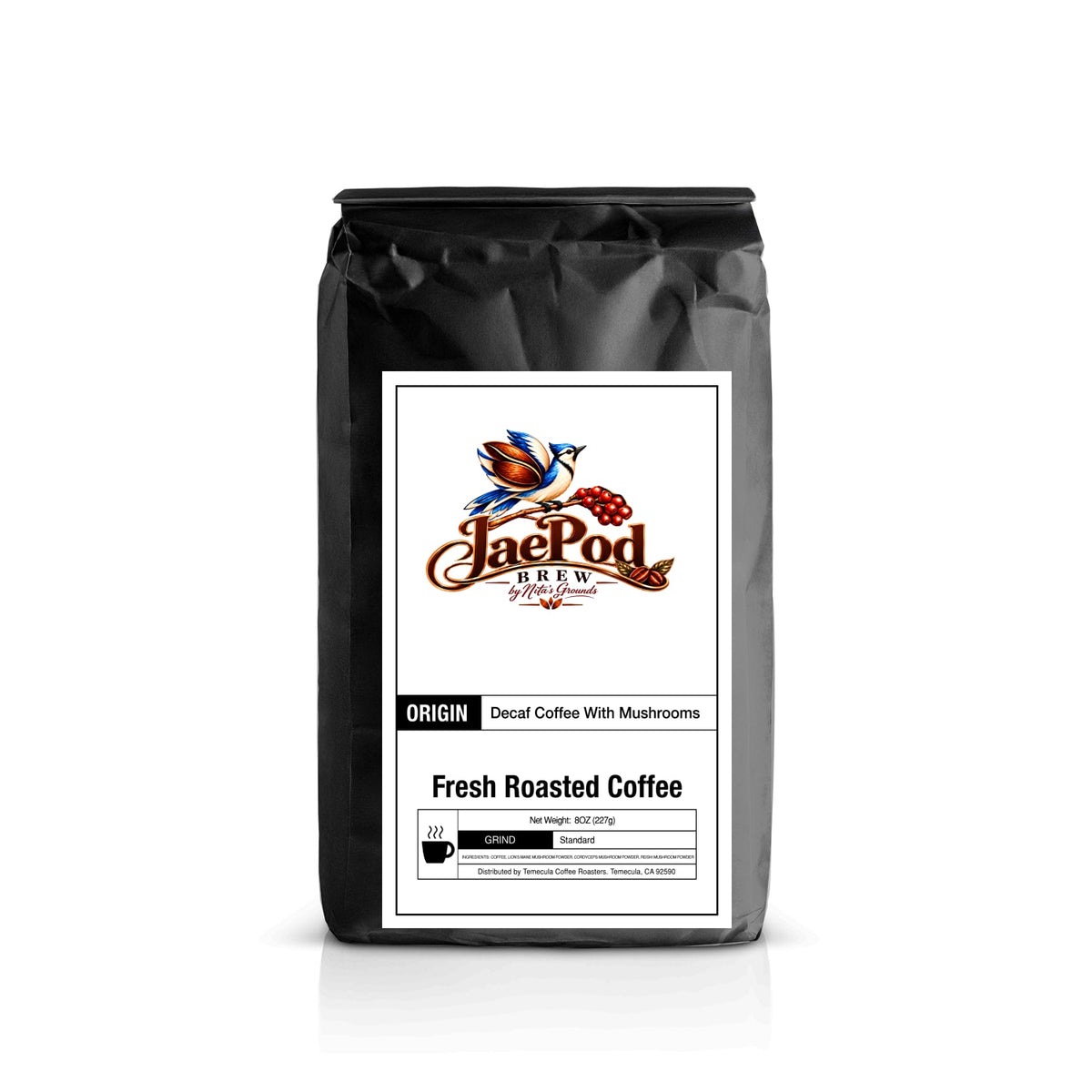 Decaf Coffee With Mushrooms